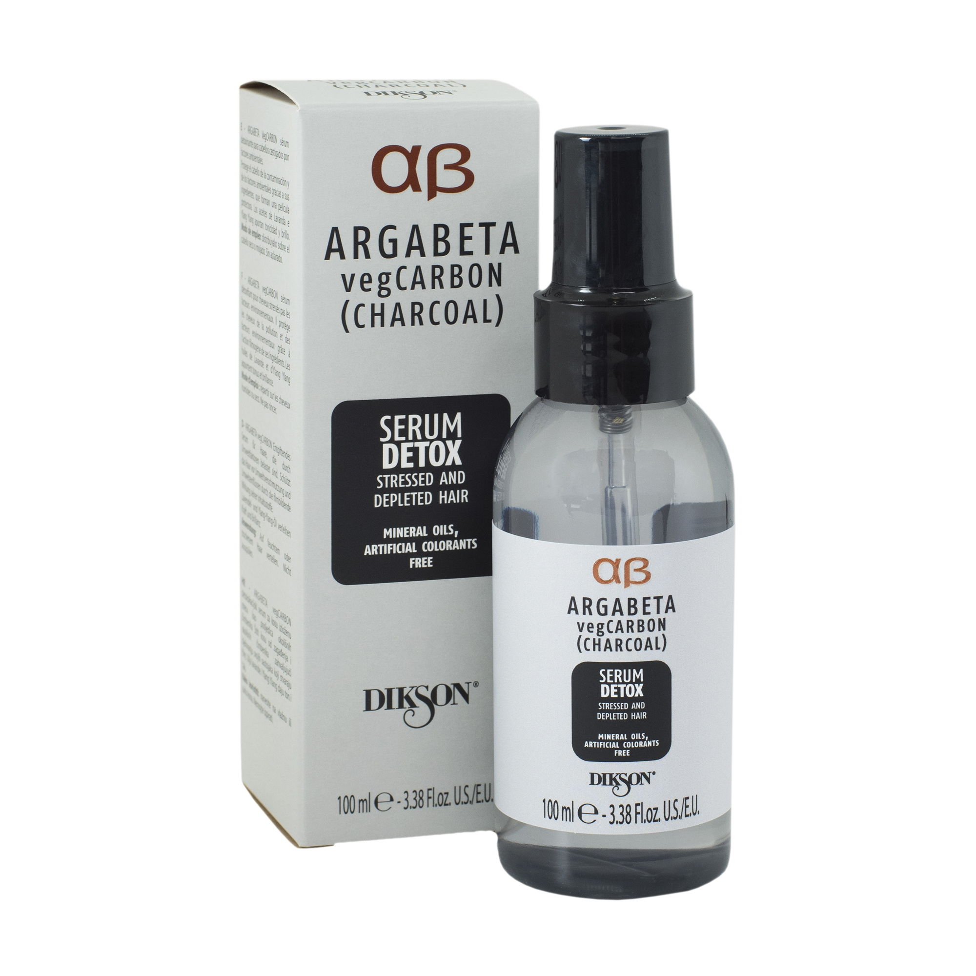 Детоксикаційна сироватка для волосся Dikson Argabeta Carbon Serum Detox, 100 мл